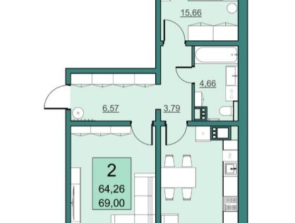 продажа, квартира, Академика Семёнова ул, 21, Саратов