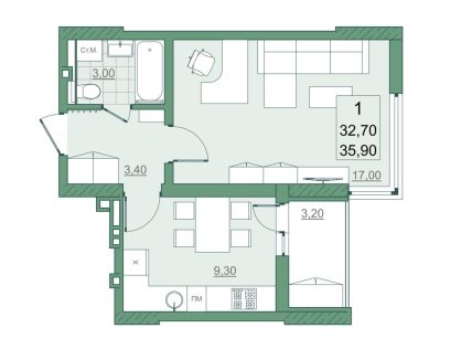 продажа, квартира, Героев Отечества пр-кт, 7, Саратов