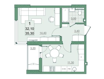 продажа, квартира, Героев Отечества пр-кт, 7, Саратов