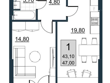 продажа, квартира, Евгения Долгина ул, 8, Саратов